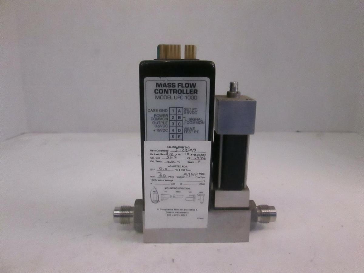 Used Unit UFC-1000 Mass Flow Controller MFC, TCA (C2H3CL3), 200 SCCM