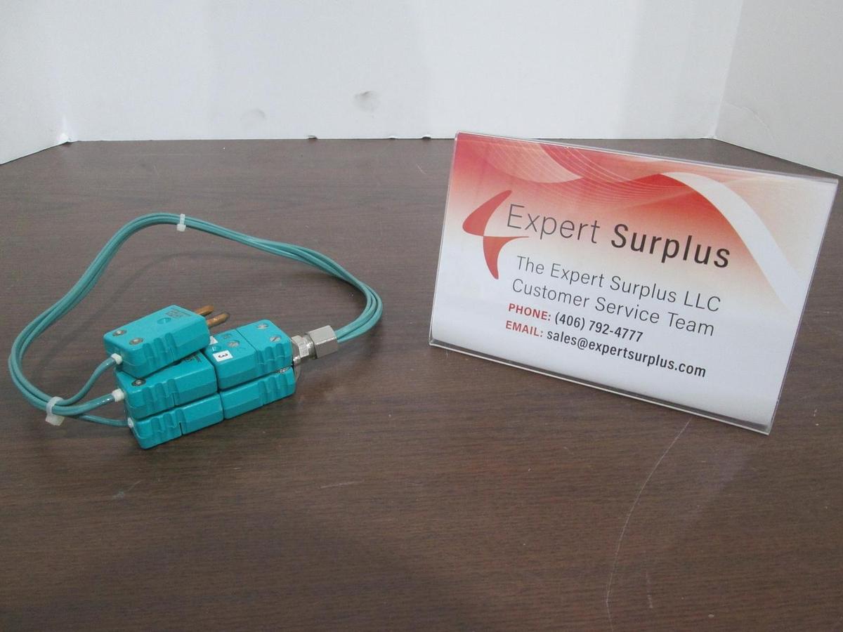 Used Johnson Matthey, Type R/RS Thermocouple, Mini Quick Release, Lot of 5 M/F, Used