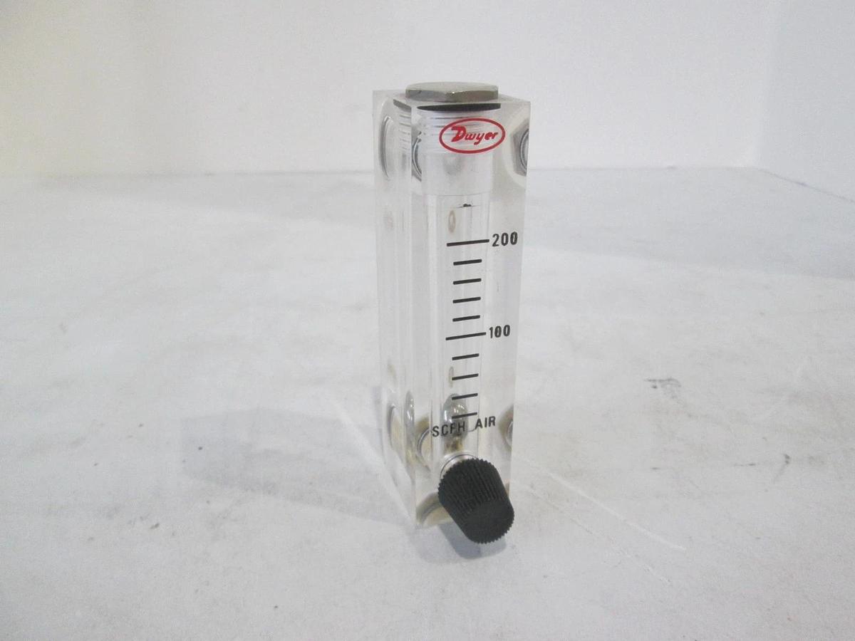 Used Dwyer, VFA-9-BV, Visi-Float, 0-200 SCFH Air, Flowmeter, Used