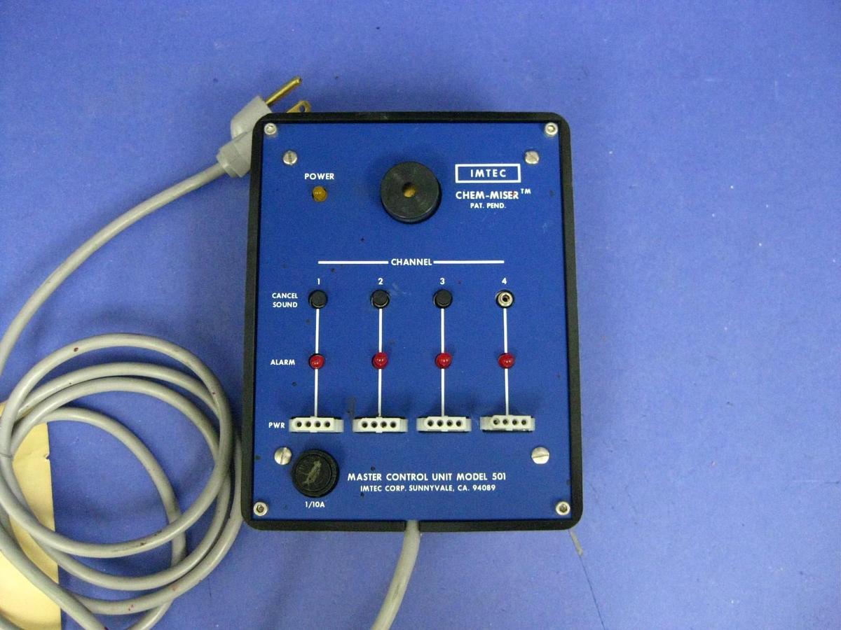 Used IMTEC Acculine Chem-Miser MCU Master Control Unit Model 501, 20-00-027, Used