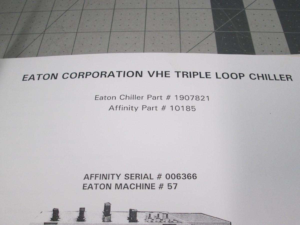 Used Eaton Corporation, VHE Triple Loop Chiller, User Manual, 8101488, Used