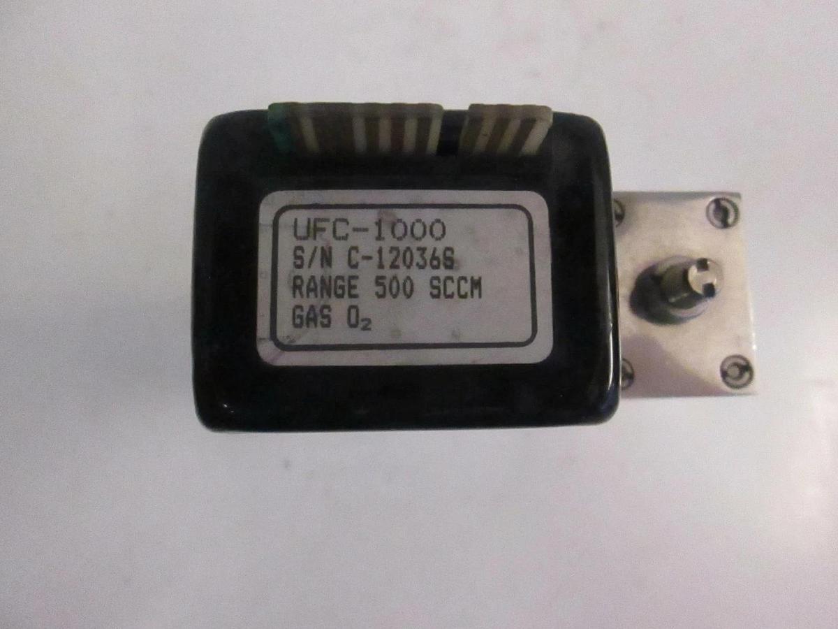 Used Unit UFC-1000 Mass Flow Controller MFC, O2, 500 SCCM
