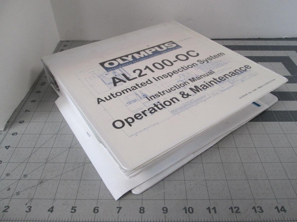Used Olympus, AL2100-OC, Operation and Maintenance Instruction Manual, Used