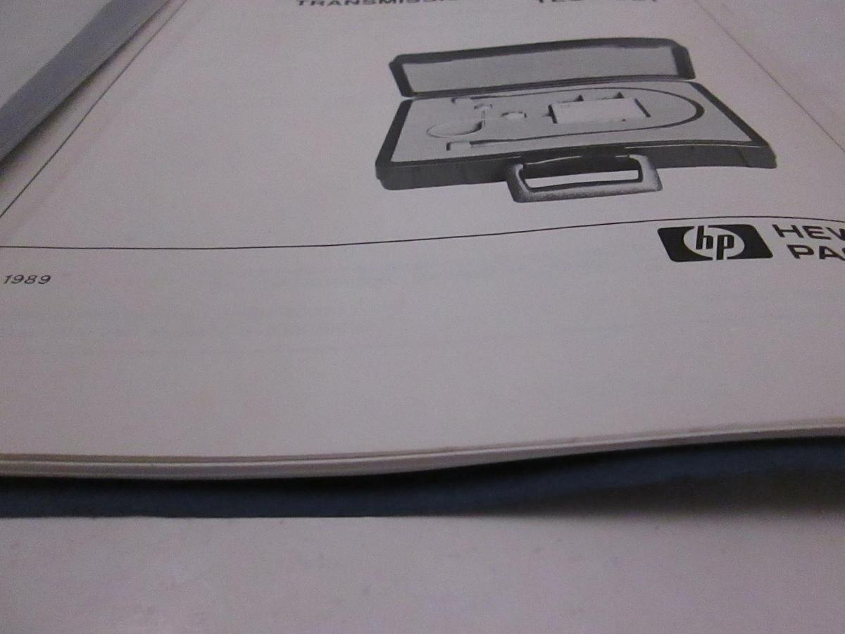 Used HP 41952A/B Transmission/ Reflection Test Set Operating Note, Used