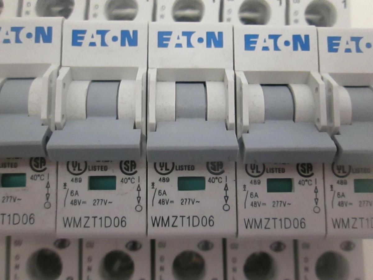Used Eaton, WMZT1D06, Circuit Breaker, Used, Lot of 9