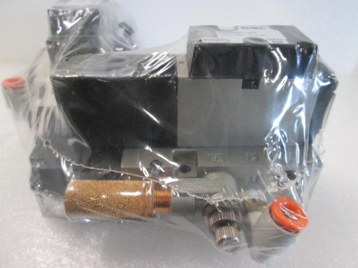 SMC, NVFR2100-5FZ, Solenoid Pilot Valve Assy, New, Lot of 2