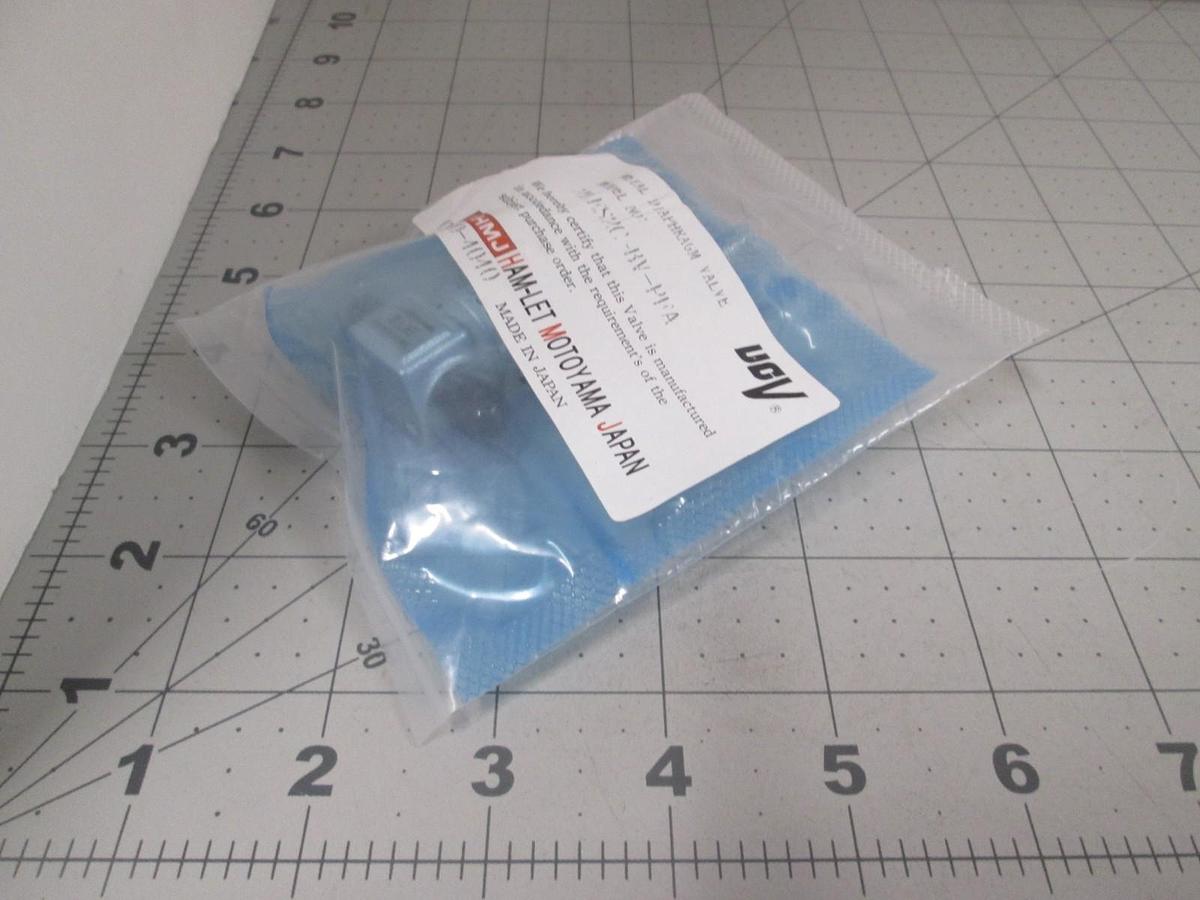 Used Ham-Let, 2LES2C-BV-PFA, Metal Diaphragm Valve, New