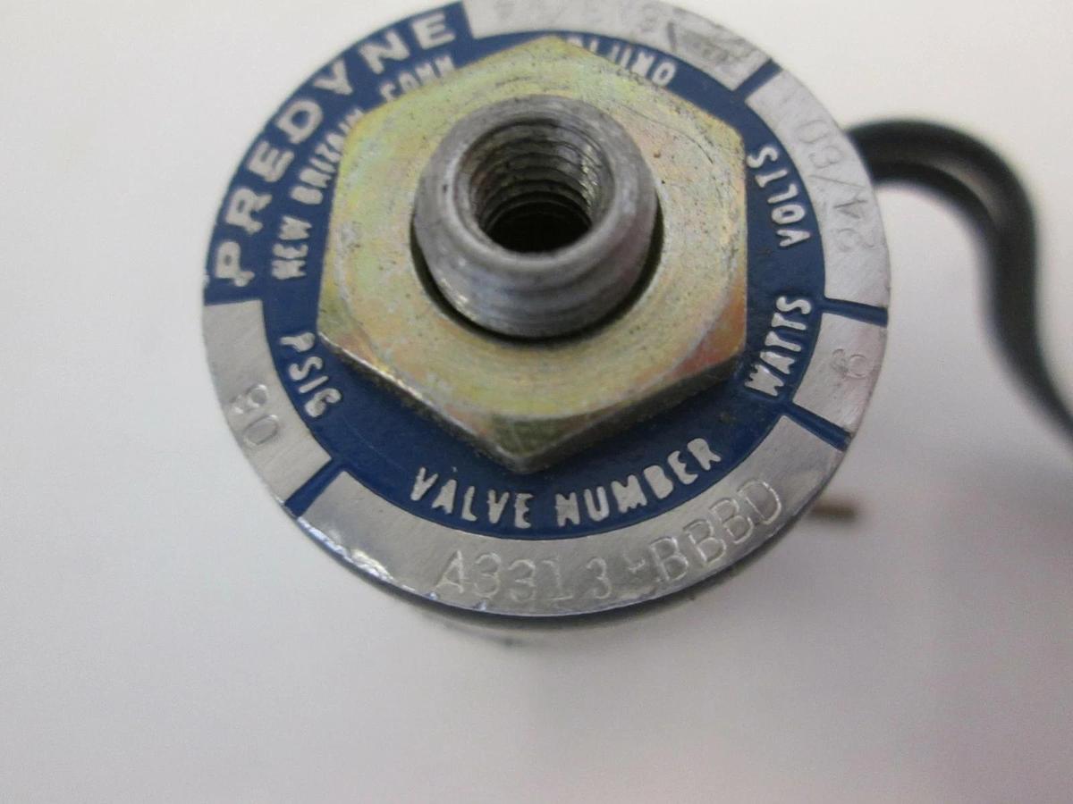 Predyne A3313-BBBD Solenoid 2-Way Valve, New