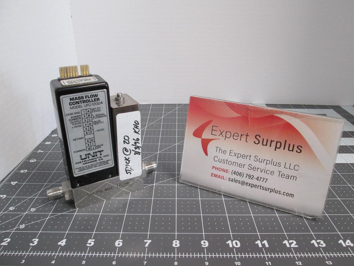 Used UNIT Instruments, UFC-1200A 200 SCCM NF3 Mass Flow Controller