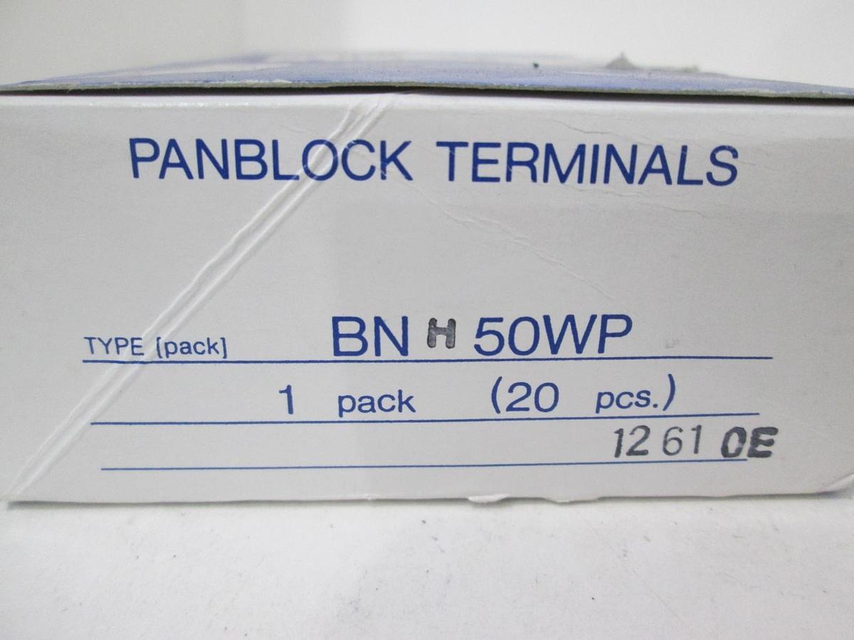 Idec, Panblock Terminals, BNH50WP, New, Lot of 20