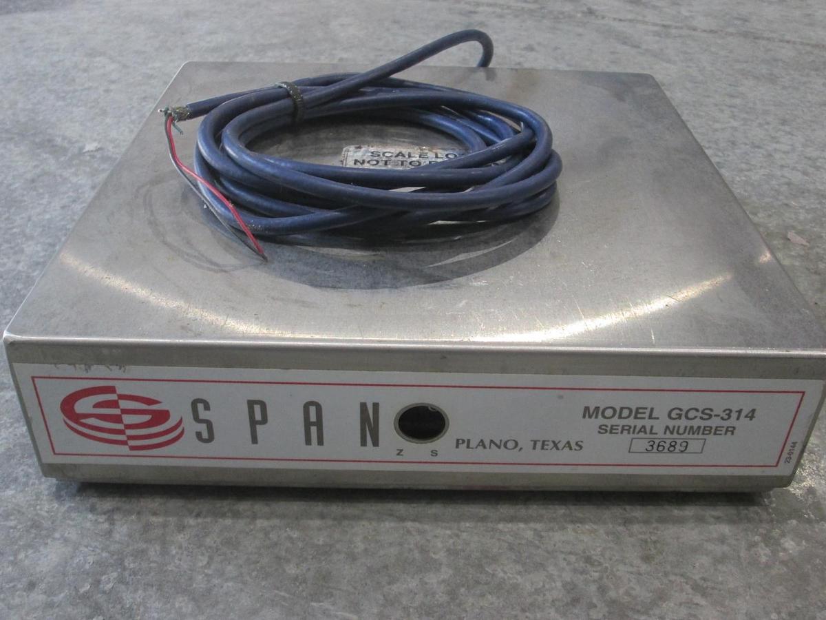 Used Span, Model GCS-314, 60LB Max Scale, Used