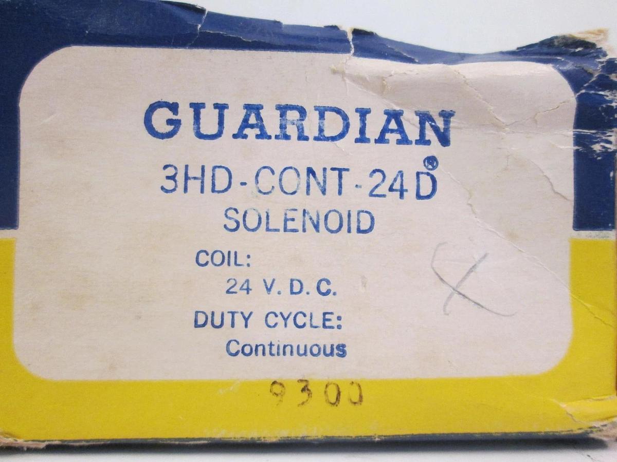 Used Guardian Electric 3HD-CONT-24D Solenoid