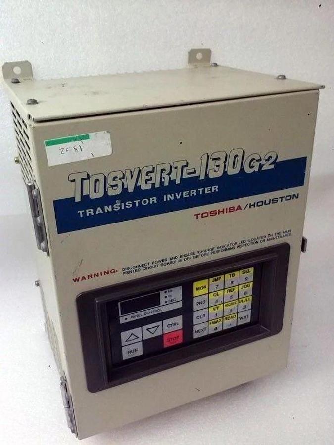 Used Tosvert Toshiba VT130G2U2015 Transistor Inverter 1.5kVA 1HP, Used