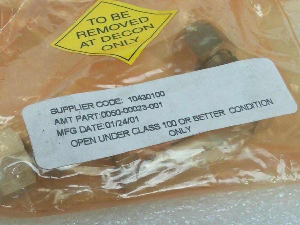 AMAT Applied Materials 0050-00023 Solid Transition Gasline X-P Chamber, Lot of 9