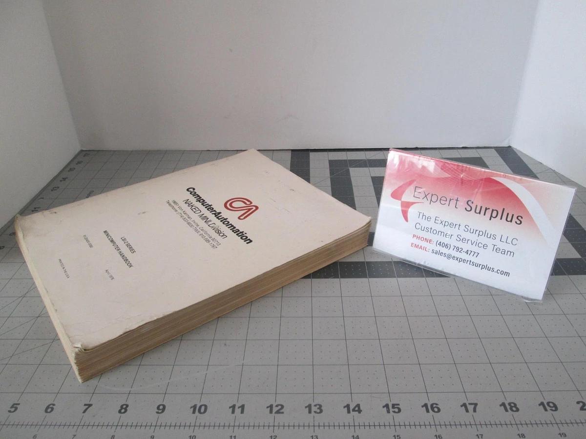 Used Computer Automation, LSI-2 Series, Minicomputer Handbook, 91-20400-00B0, Used