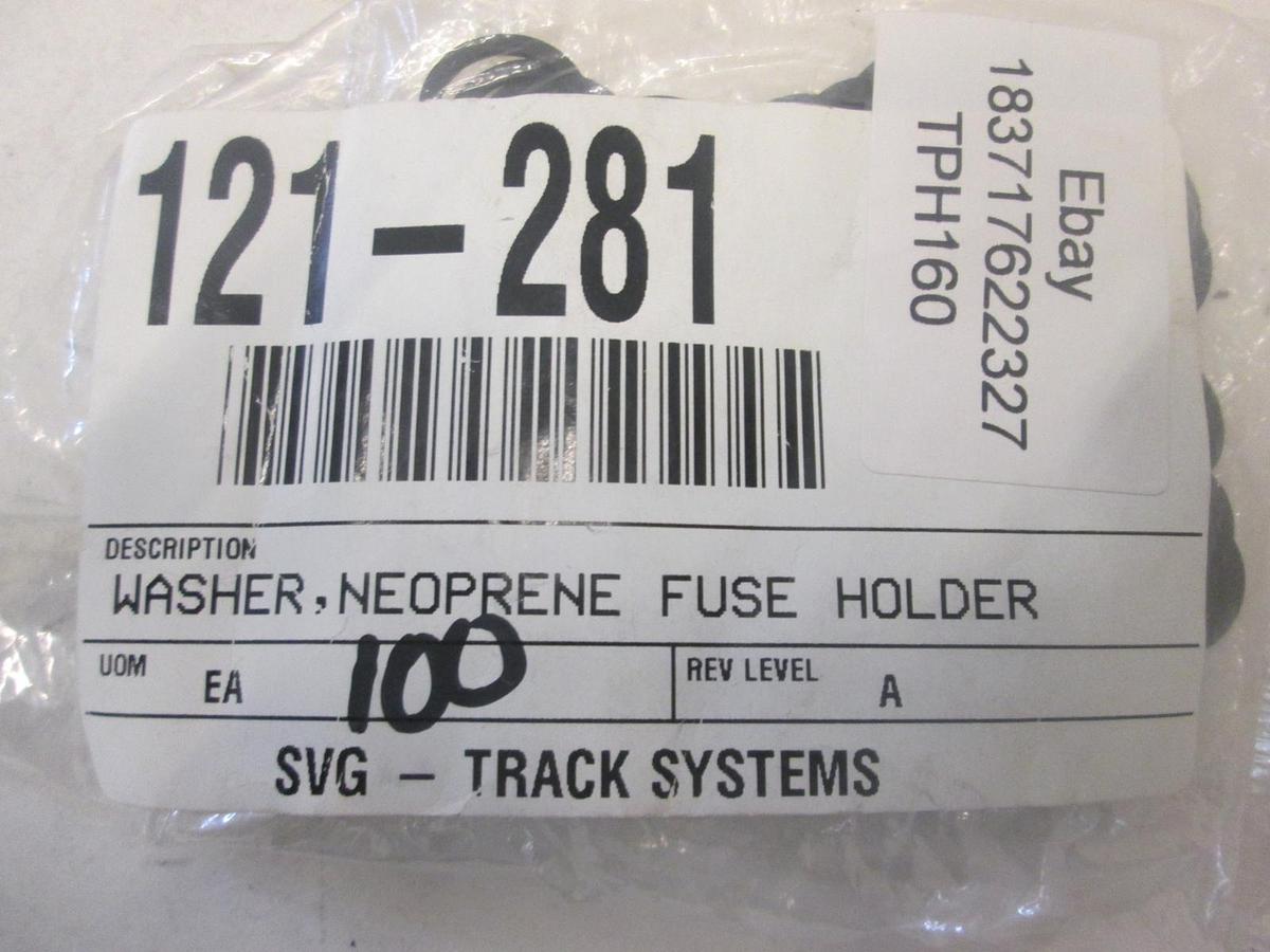LITTELFUSE INC, H901 002, WASHER,NEOPRENE FUSE HOLDER, New, Lot of 100