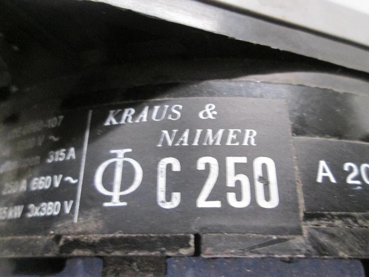 Used Kraus & Naimer, C250, Disconnect Switch, Used