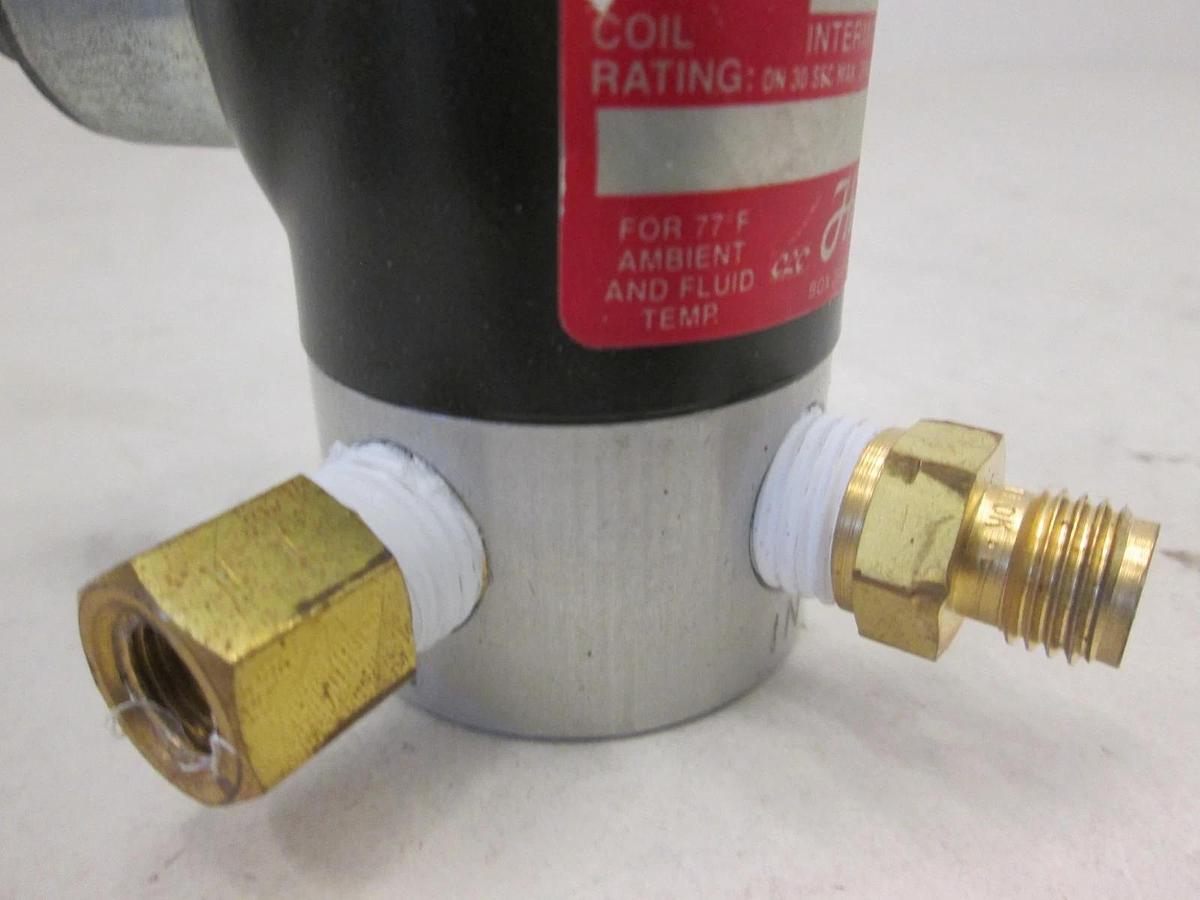Used Humphrey, 3 Way Air Valve, 062-4E1-21-36-61, 24DC, 0-125PSI, Used