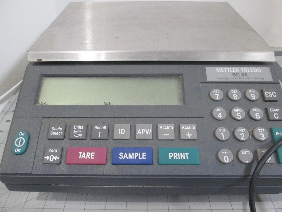 Used Mettler Toledo, SC 05, Model SC05-000, Scale, Used