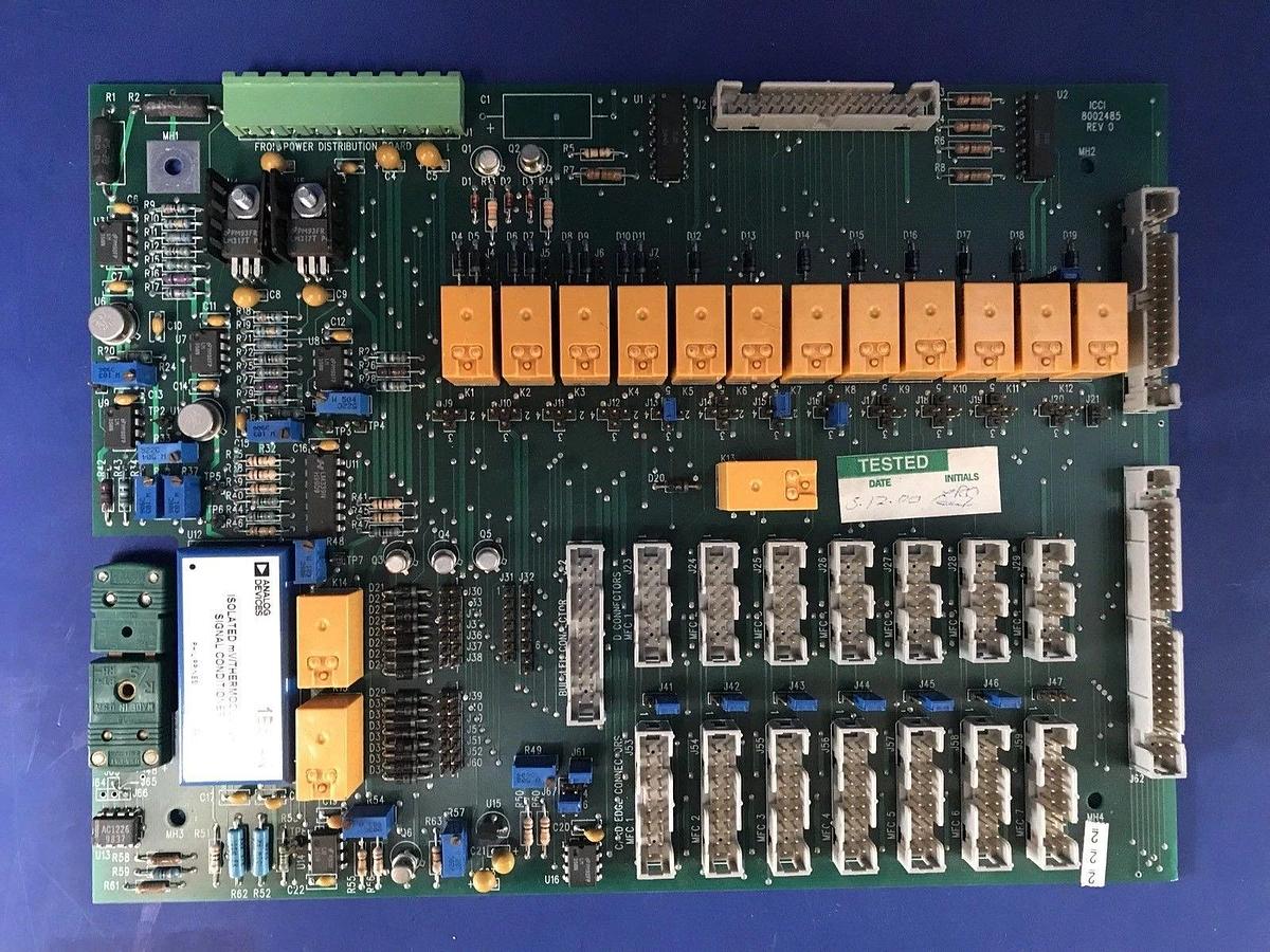 Used ICCI PCB Assembly 8002485 Rev 0, Type R, Used