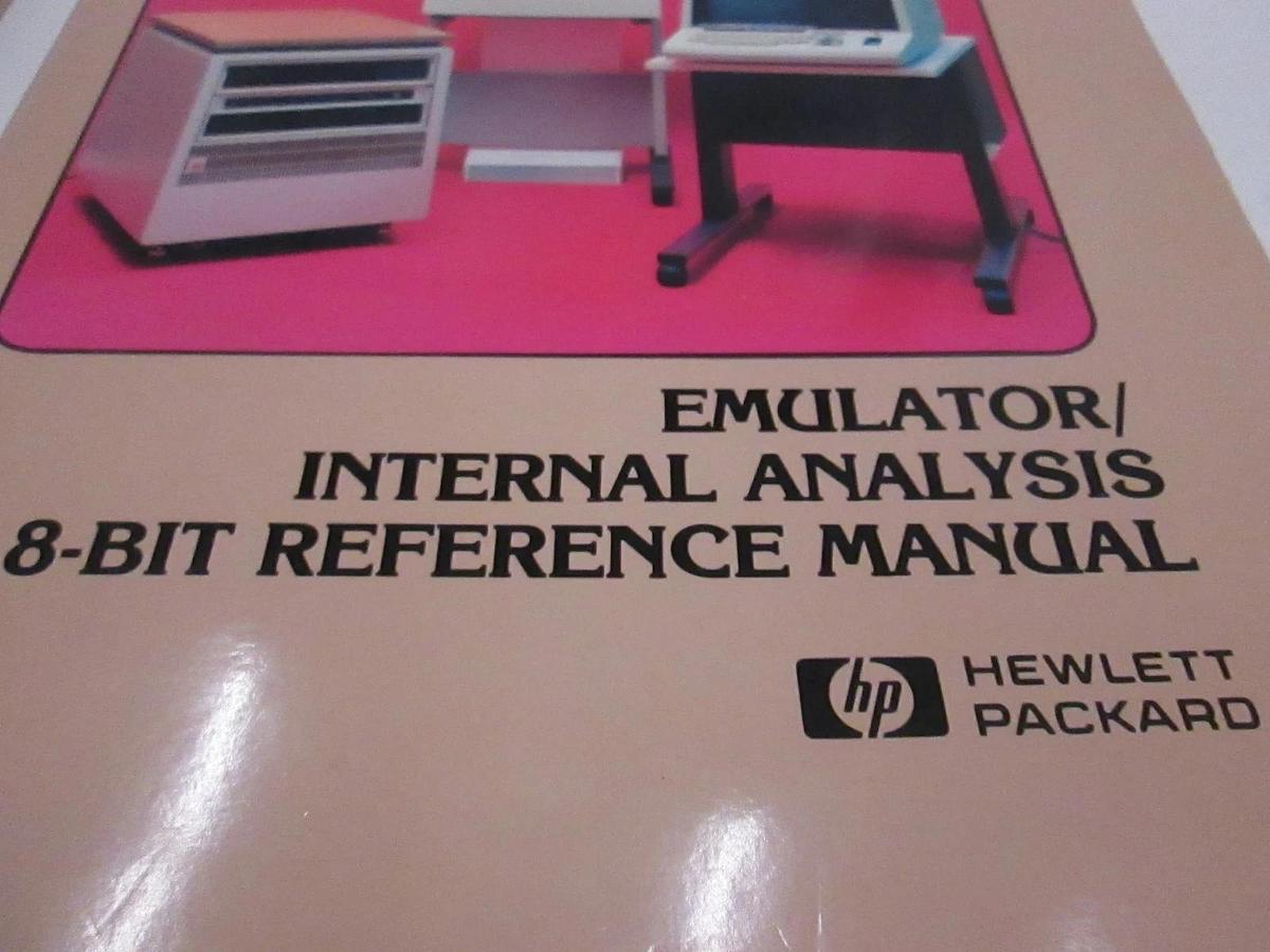 Used HP Emulator/Internal Analysis 8-Bit Reference Manual, Used
