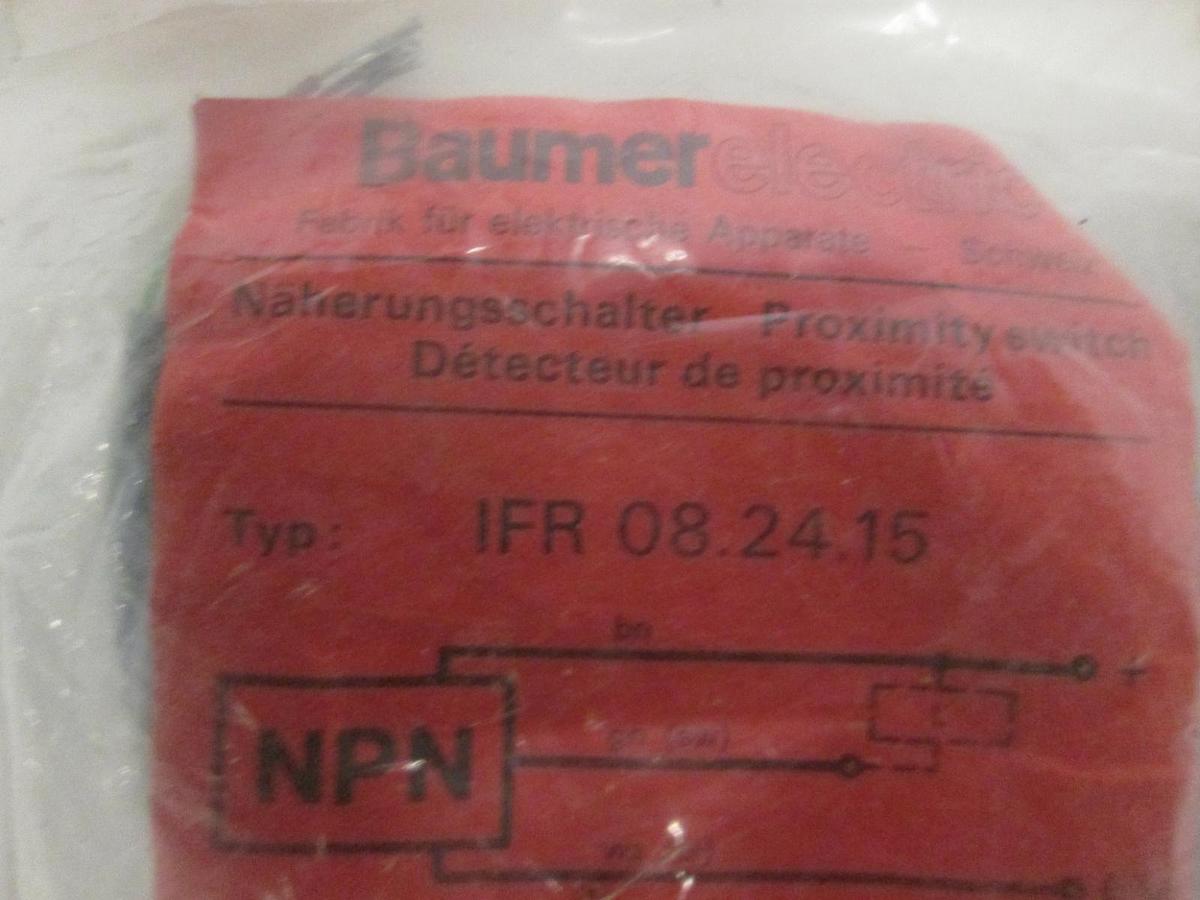 Baumer, Proximity Switch, IFR 08.25.15, New, Lot of 5