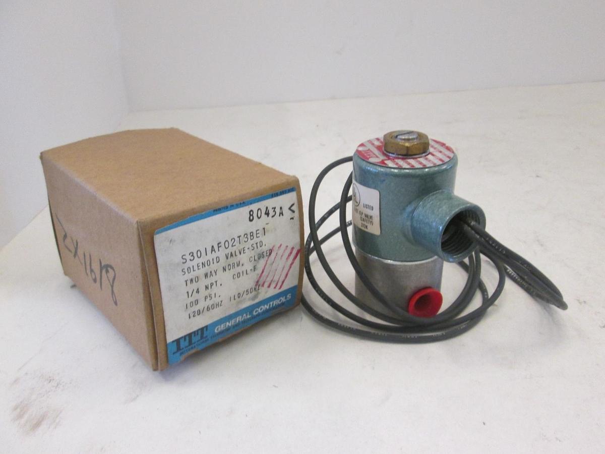 Asco, S301AF02T3BE1, Solenoid Valve, 10W, 150A, 60Hz, New