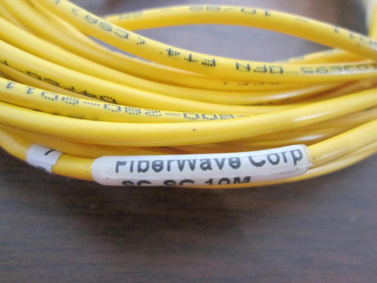 Used FiberWave Corp., SC-SC SM 10 Meter, Fiber Optic Cable, Used