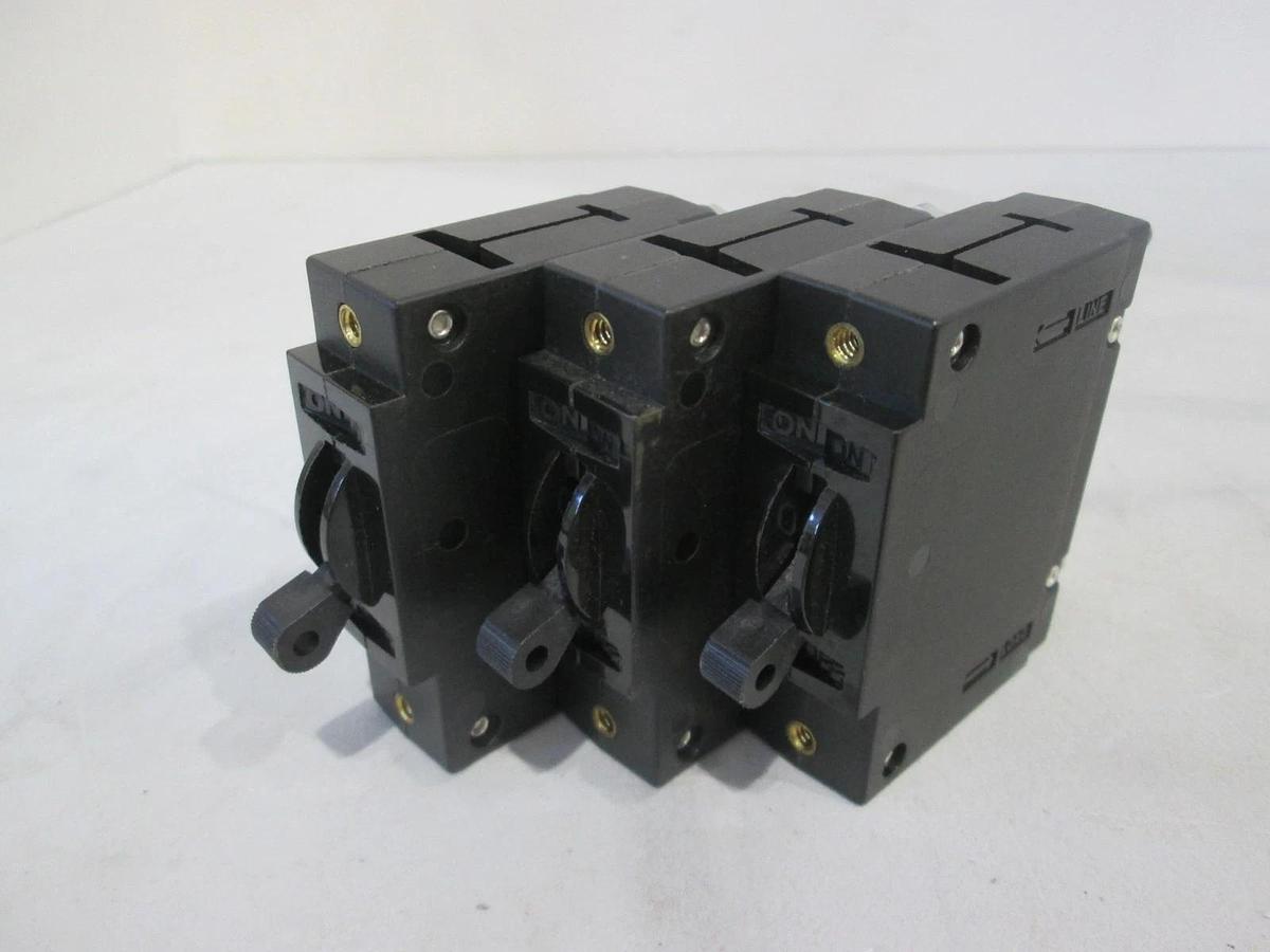 Potter & Brumfield, W91-X112-10, Single Pole Circuit Breaker, New, Lot of 3