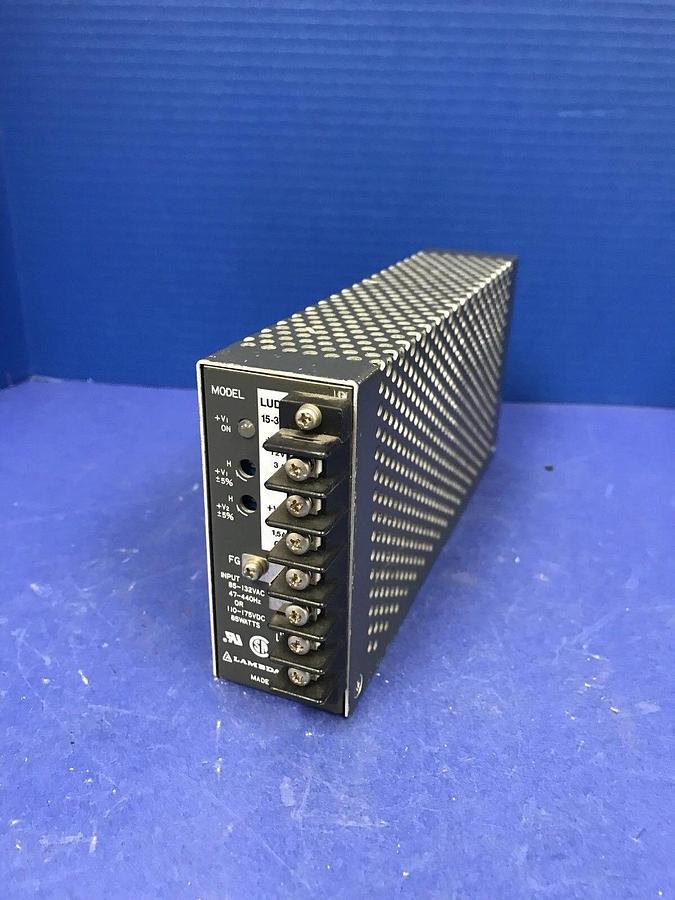 Used Lambda LUD-15-33 Power Supply, (47-440HZ, 85-132 VAC) or (110-175VDC, 85W), Used