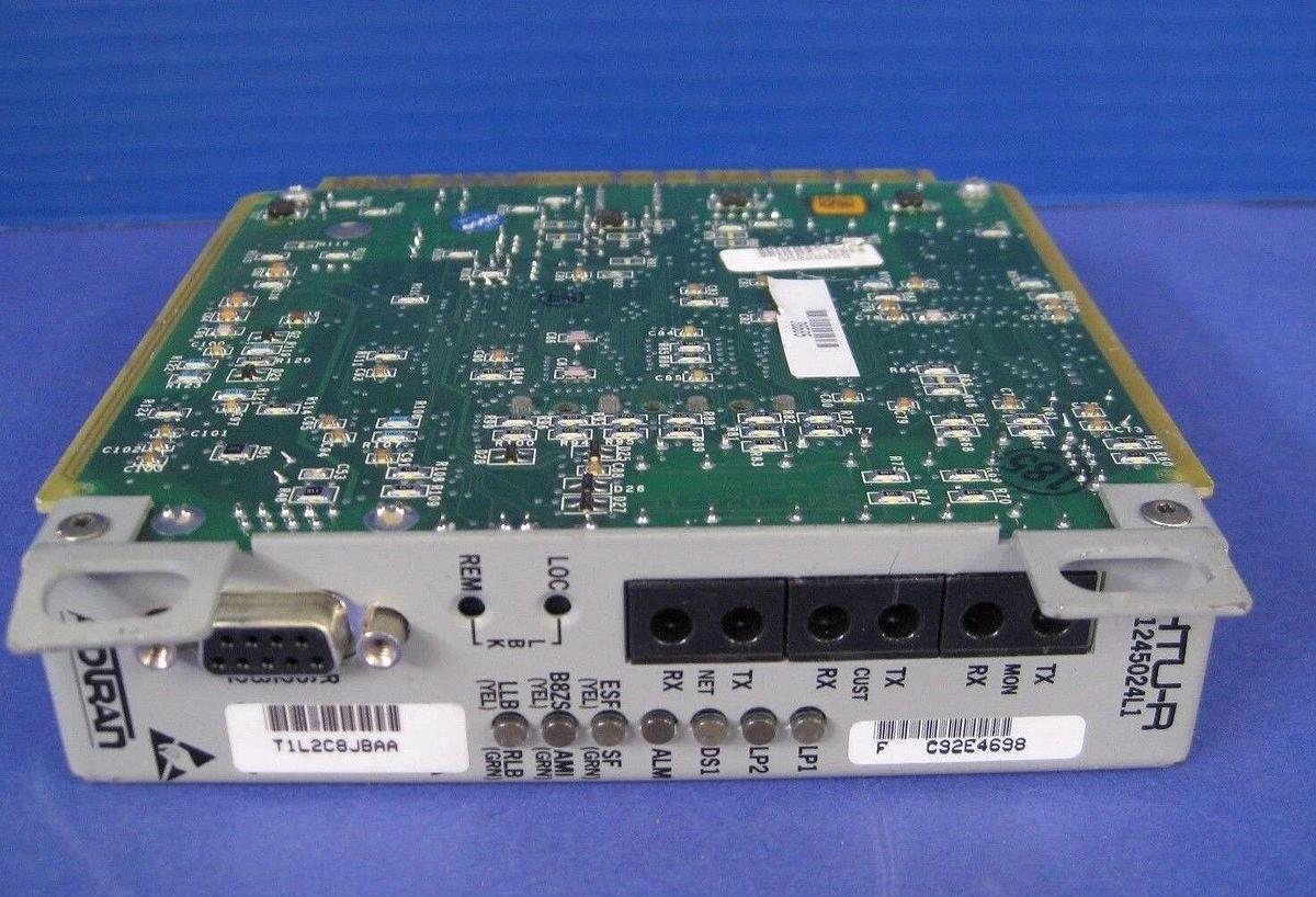 Used Adtran 1245024L1 T400 Low-Voltage HTU-R Tranceiver Module, Used
