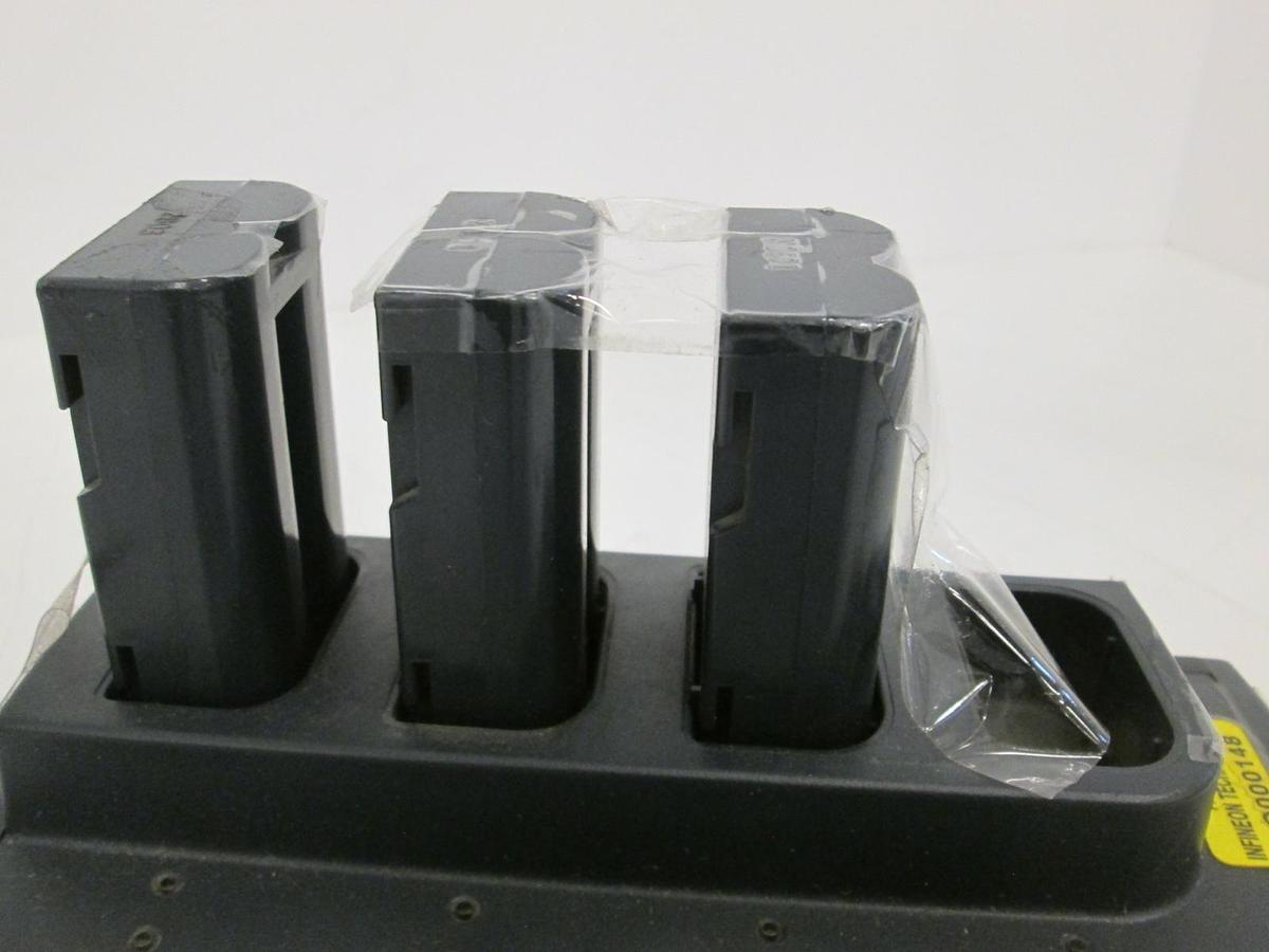 Used Intermec, Janus Z2400, Quad Battery Charger w/ 3 Batteries, Used