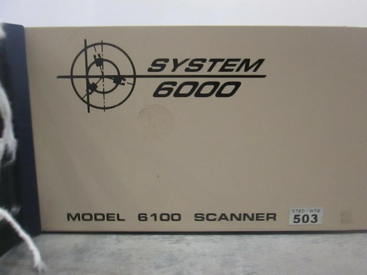 Used System 6000, Scanner, Model 6100, Used