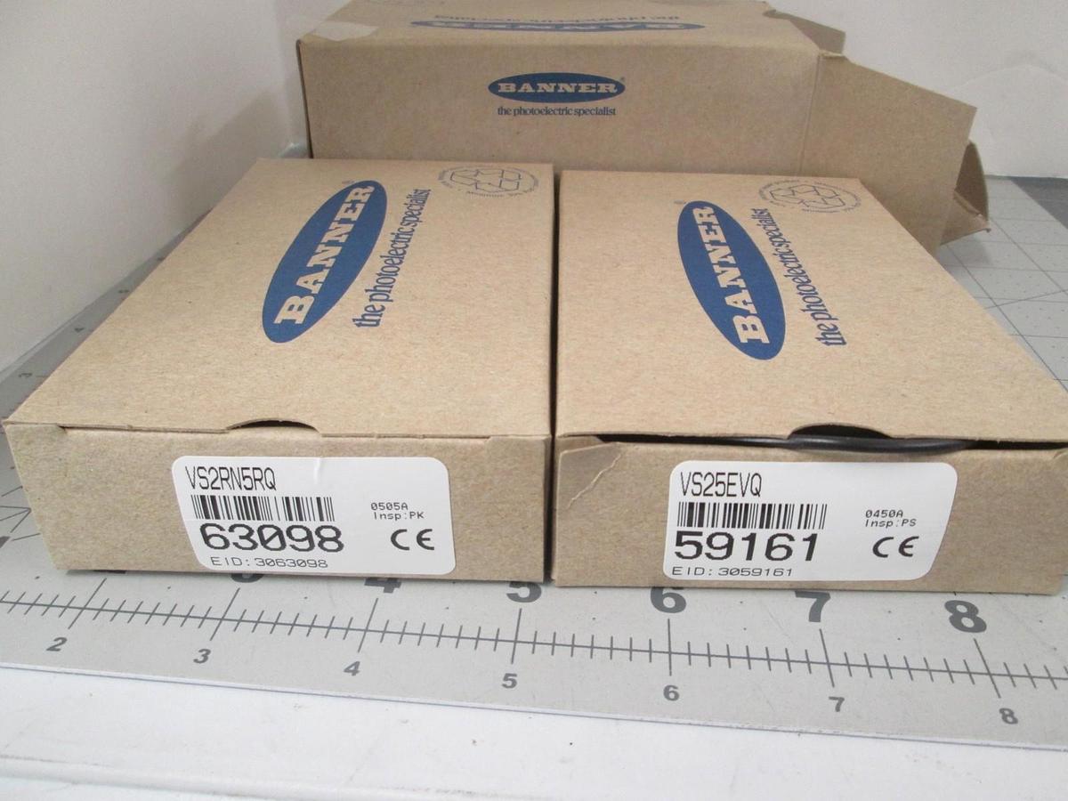 Banner, VS2KRN5VQ, Photoelectric Sensor, New