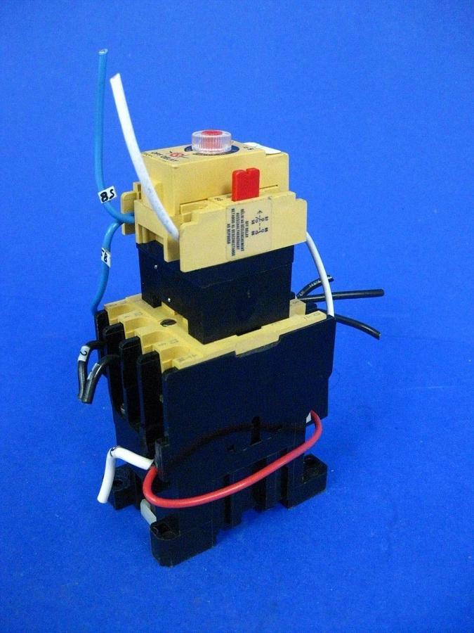 Used Allen-Bradley Timing Relay 196-FT B w/ Contactor 100-A24ND3, Used