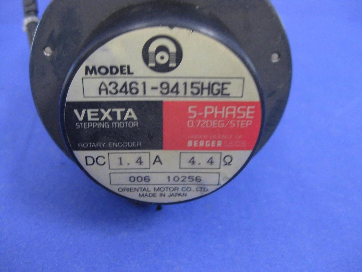 Used Oriental Motor Harmonic Gear UHG100-5B w/ Vexta A3461-9415HGE 5-Phase Motor