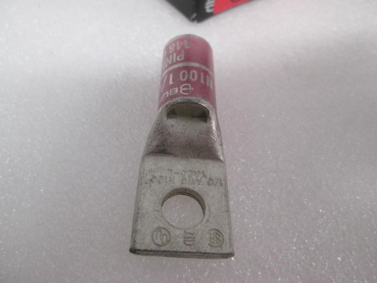 FCI, YA25LBOX, HyLug, 1/0 CU 1- Hole Short 5/16, New, Lot of 14