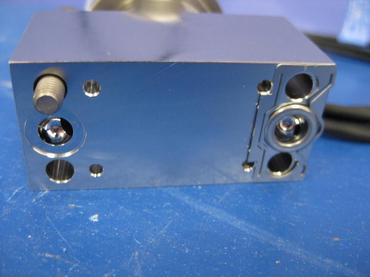 Used CKD AGD11V-X039 Block Valve with Keyence EM-030P Proximity Switch N.C. Lot of 2