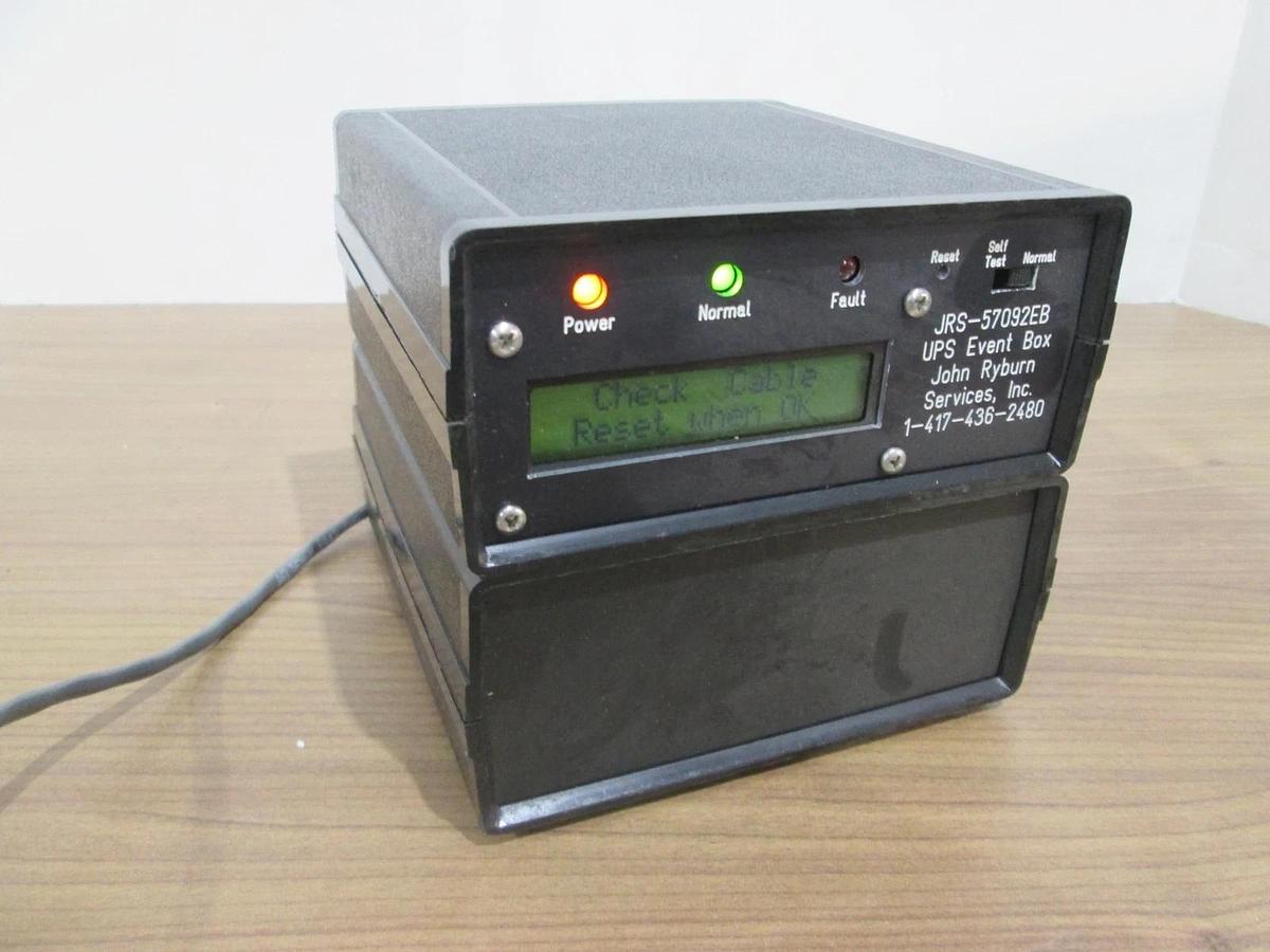 Used John Ryburn Services, UPS Event Box, JRS-57092EB, Working Unit, Used