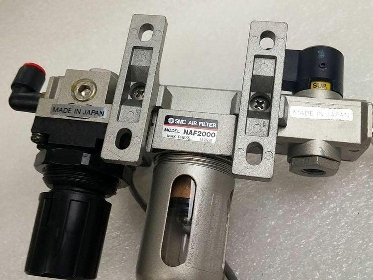 Used LAM Research 853-042500-001 SMC Valve Switch Filter Assembly, Used