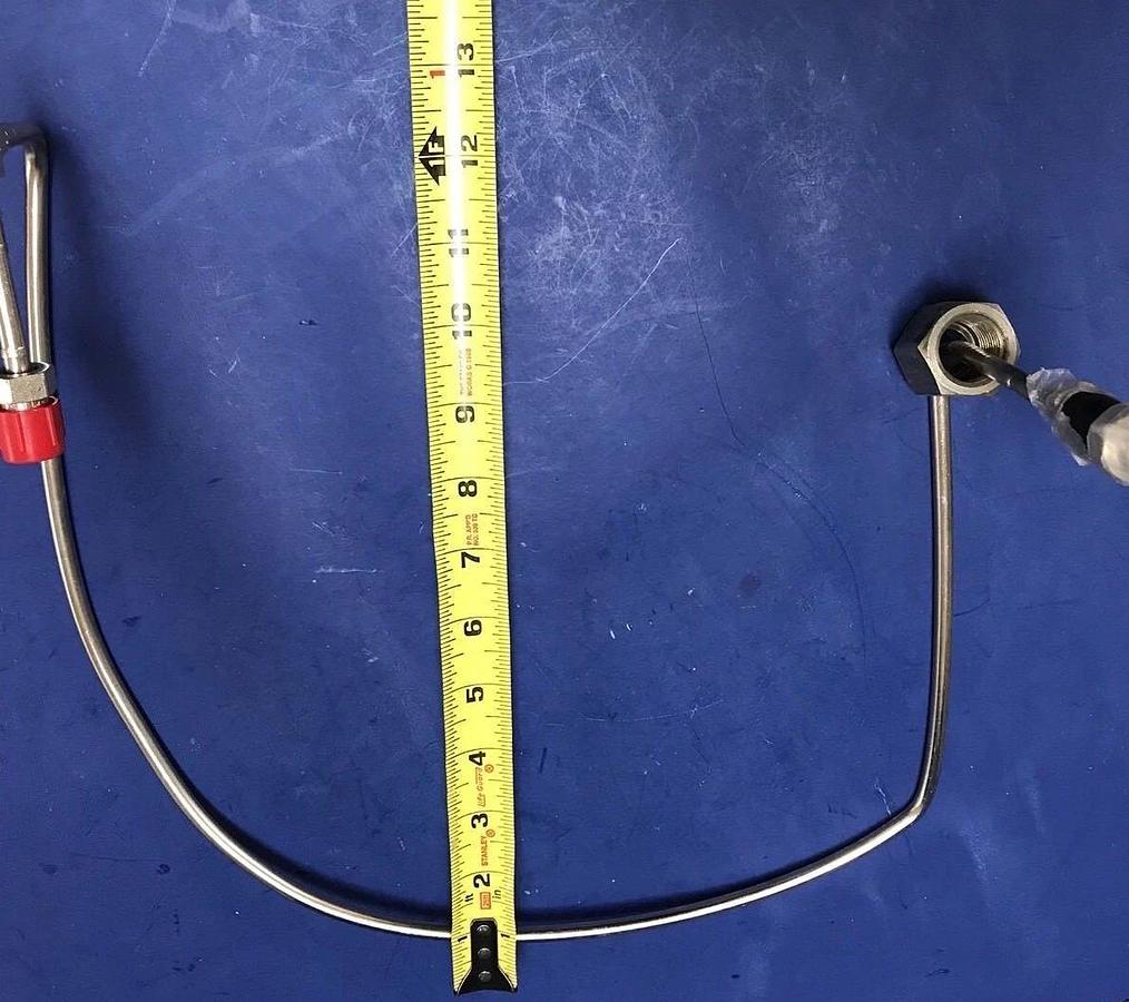 Used Semi gas Pigtail for High Purity Gas Panel/Assembly CGA 326 x 1/4" MVCR x Filter