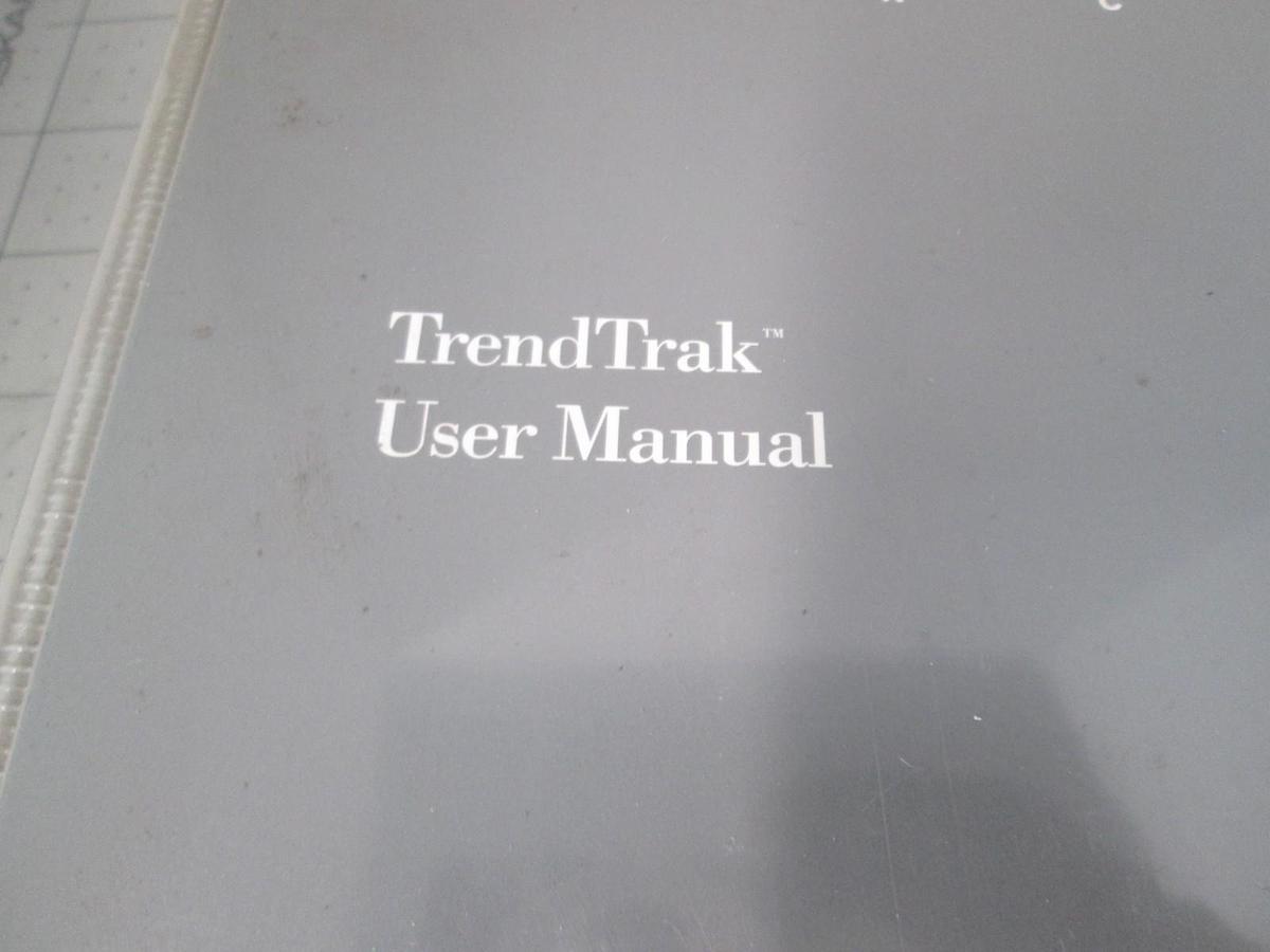 Used Tencor, TrendTrak User Manual, Used