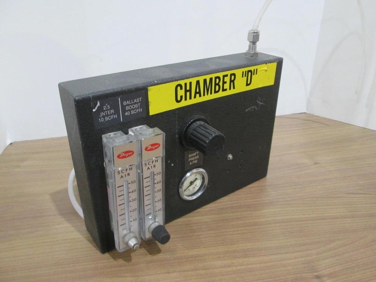 Used N2 Vacuum Pump, Purge Rotometer Assy w/ Rotometer, Tubing and Regulator, Used