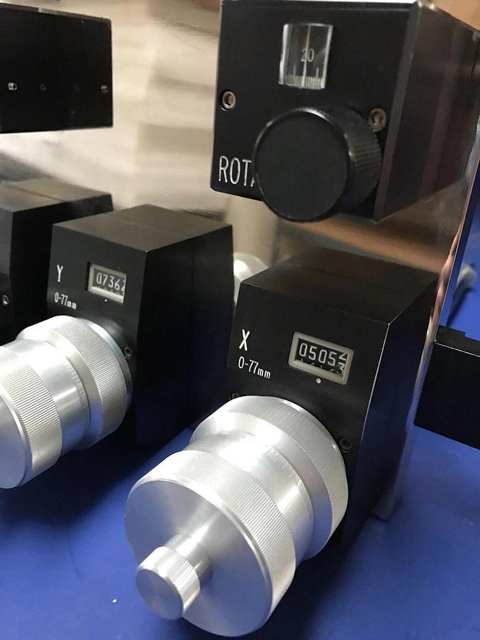 Nanometrics 7200-0588-R 3-Axis Control Mechanism, XYX with Tilt and Rotate, New