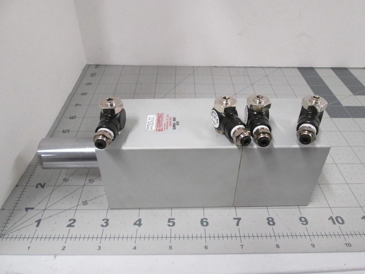 Used Compact Air Products, QJM00-3581 5/01, Air Cylinder, Used