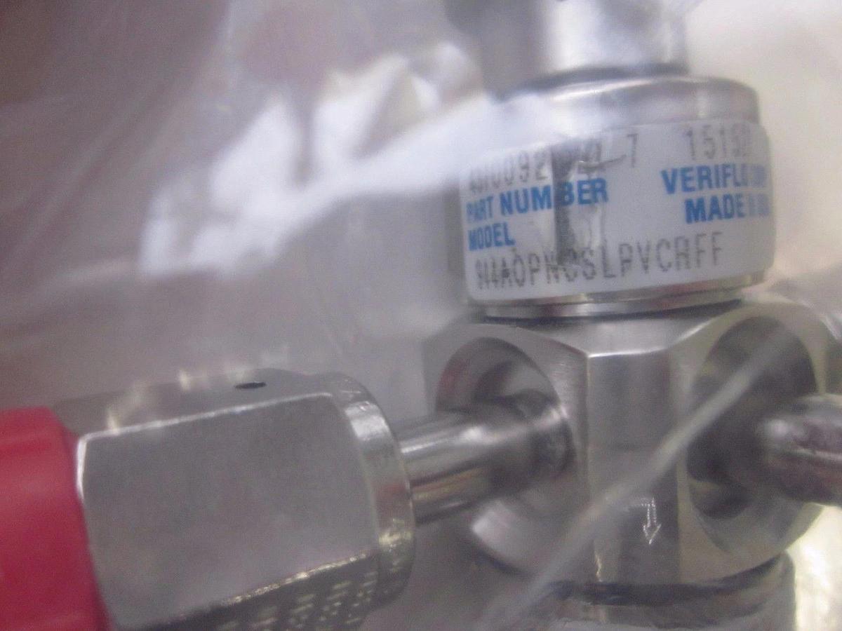 Used WJ Parker Veriflo 944AOPLPNONC4218EX, Double Actuator, 3 Way Diaphragm Valve