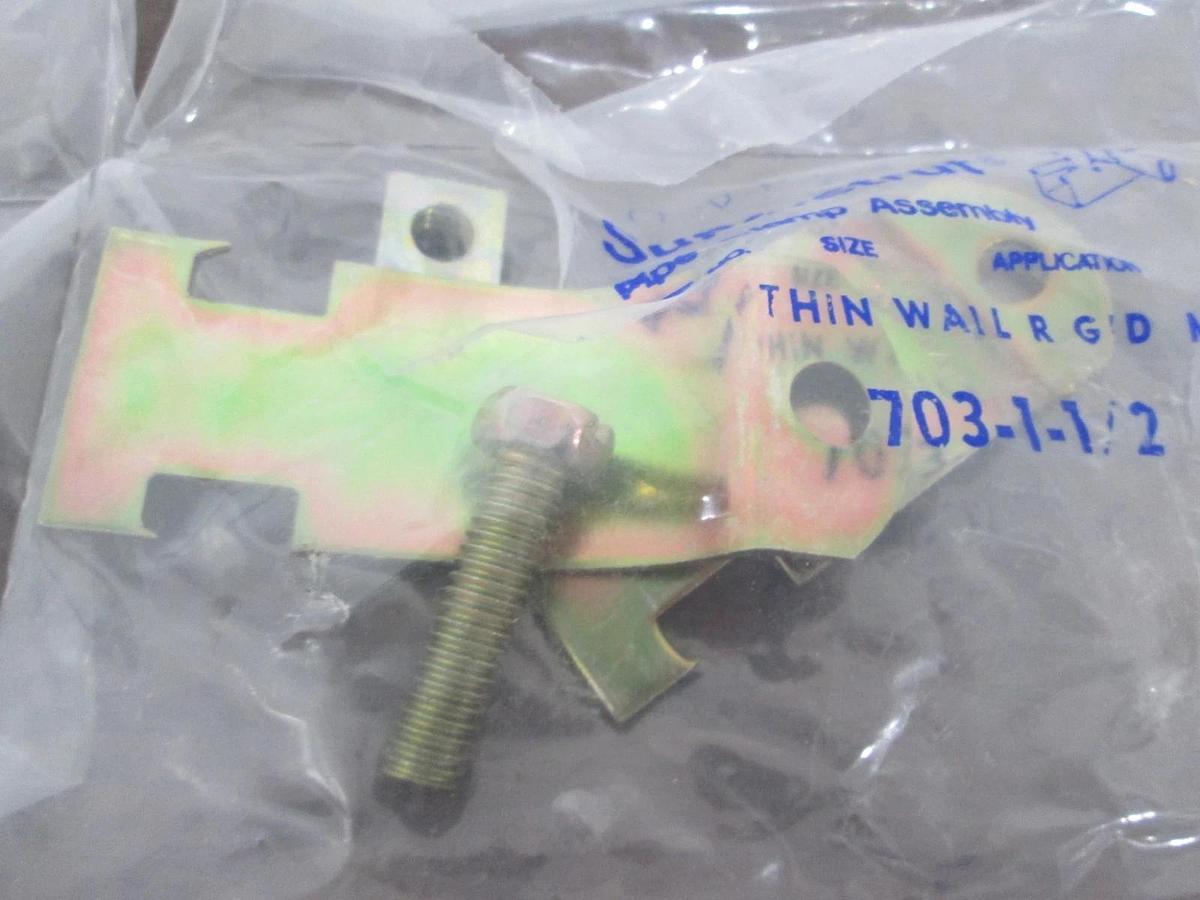 Superstrut, 703-1-1/2, Thin Wall Pipe Clamp Assy, New, Lot of 6
