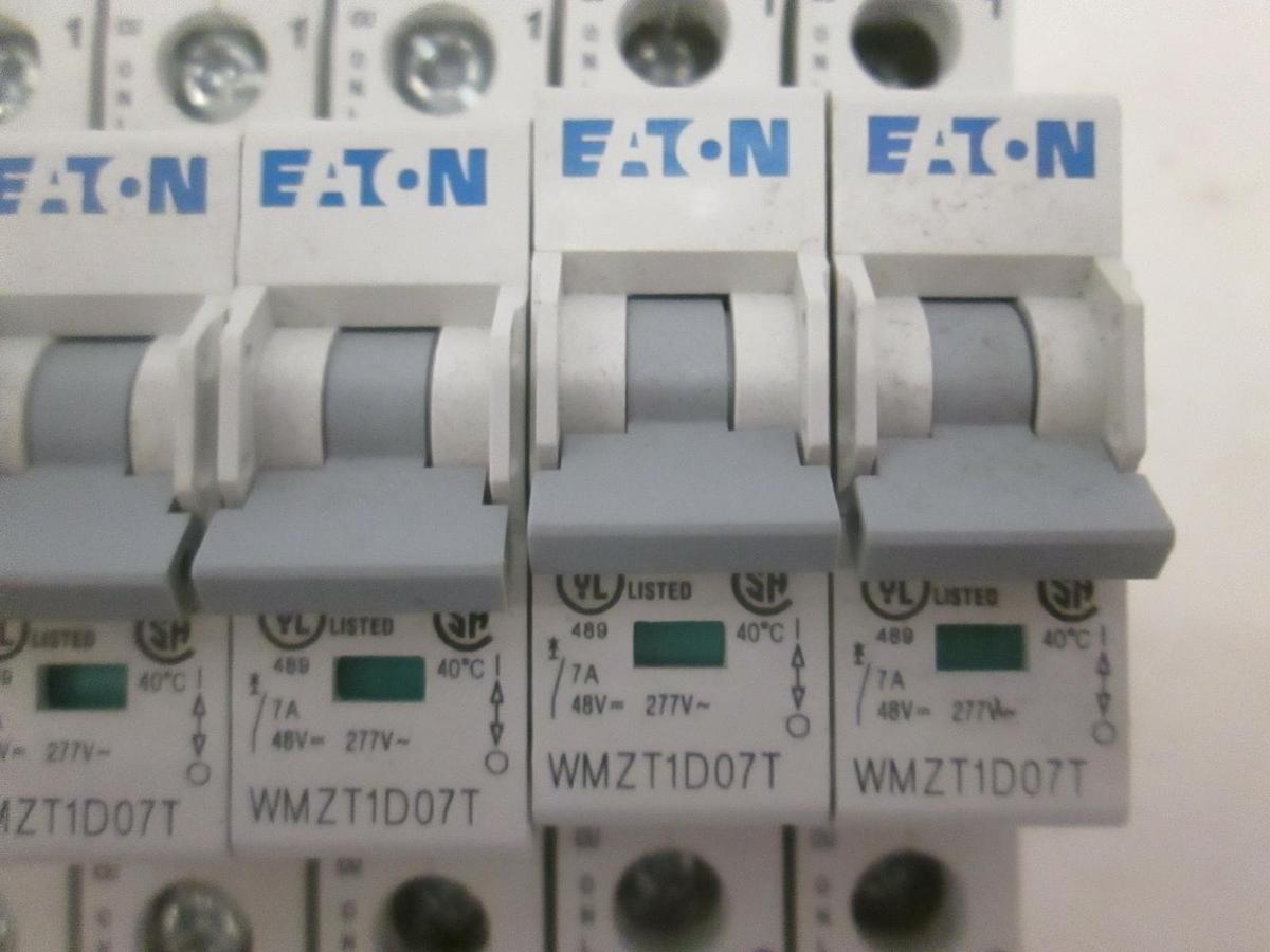 Used Eaton, WMZT1D07T, Circuit Breaker, Used, Lot of 8