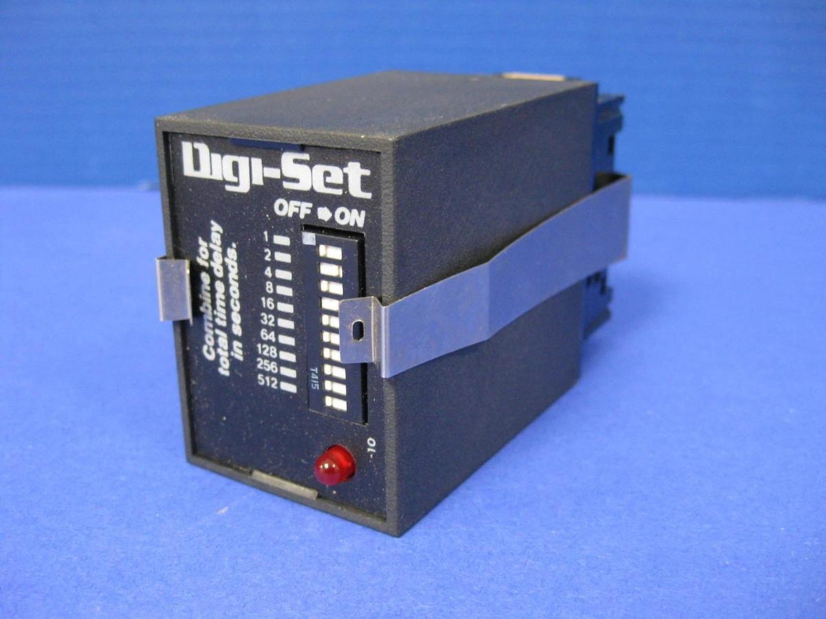 Used SSAC TDI120AL Digi-Set Time Delay Relay, 0.1s-1023s, Used