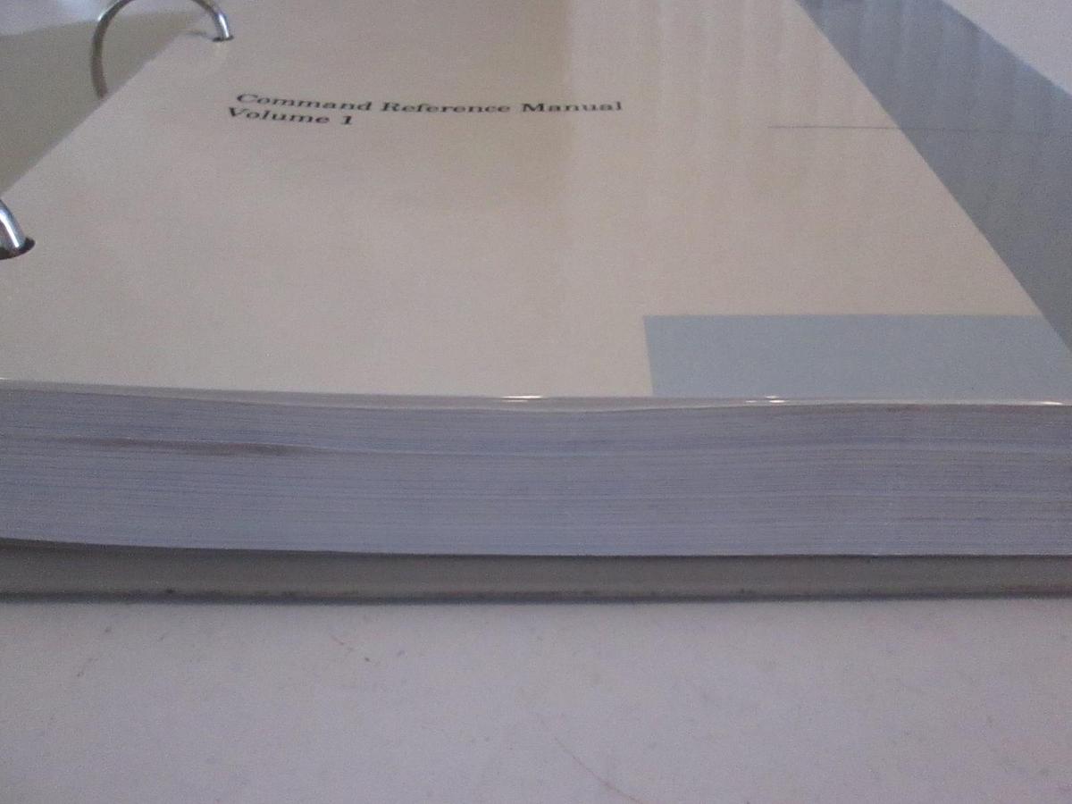 Used HP 3852A Data Acquisition/ Control Unit Command Reference Manual, Vol. 1, Used